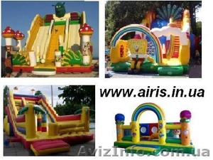 Надувной батут и аттракционы для торговых центров,  парков и пляжей! #469992