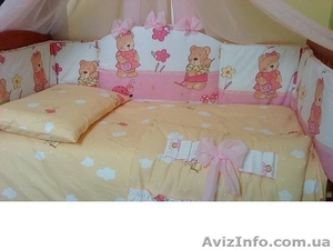 Высококачественные постельные комплекты в кроватку в полной комплектации #463360