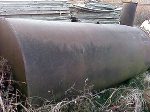 Бочка сталева 5.2 куб.м з горловиною #458440