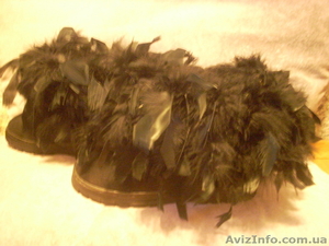 Новые угги с перьями #458766