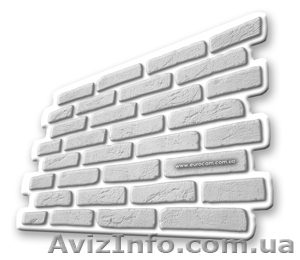 Декоративный белый кирпич «Старая Прага» #460385
