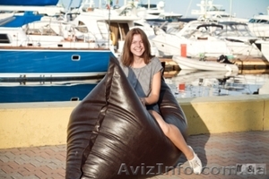 Бескаркасная мебель. кресло-мяч,  кресло-мешок,  кресло груша,  пуф #476081