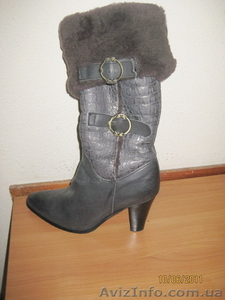 Новые кожаные сапоги #483468