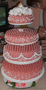 Свадебные торты на заказ - кондитерский бутик 
