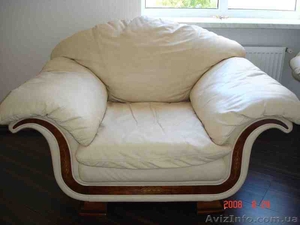 Продам мягкий уголок кожаный #478608