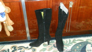 Сапоги замшевые пр-во Италия. #483481