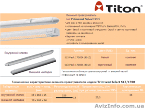 Продажа и установка проветривателей на металоплстиковые и дерев. окна #471547