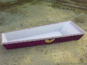 Обшитые гробы четырех и шести гранные #476847