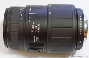 Sigma 70-300mm DL Macro f/4 - 5.6 автофокус на Pentax #480630
