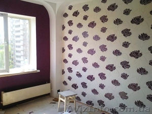 Поклейка обоев-15 гр Ремонт квартир #188545