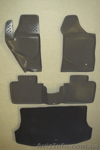 Автомобильные коврики с бортами в салон и багажное отделение #489239