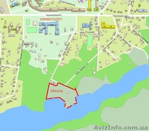 Участок на берегу реки Тетерев в центре города #131065