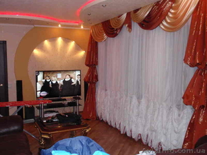 Пошив штор. Карнизы,  жалюзи,  ролеты. Замер,  доставка и установка. #491358