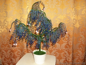 Деревья из бисера ручной работы. #485253