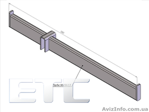 Торговое оборудование Киев,  система из профиля #508012