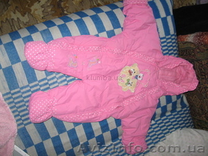 Продам комбинезон зимний для девочки бу #497387