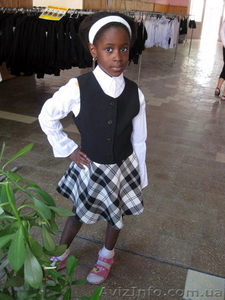 Сарафан для девочек младших классов #488099