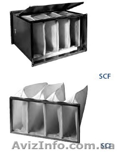 Фильтры для систем вентиляции кассетные и карманные   #498877