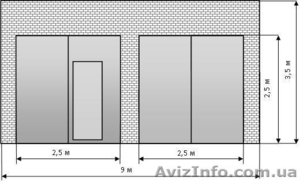 Двойной гараж для больших автомобилей #512177