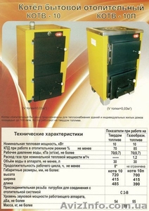 Котел твердотопливный