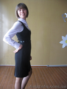 Сарафан школьный. #488106