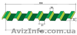 Профнастил стеновой,  кровельный,  несущий в ассортименте #513234