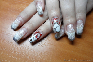 Наращивание ногтей гелем. Недорого. Качественно #499304