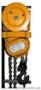 Таль ручная шестеренчатая стационарная 1 тонна;  2 тонны с цепями #505040