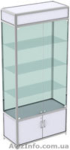 Витрины торговые алюминиевый профиль и стекло #504484