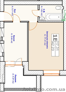 продам 1-но ком. квартиру в готовом доме #287637