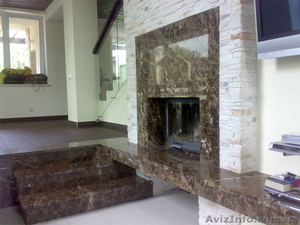 Камин из мрамора Мраморный камин #552449