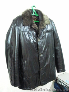 Продам куртку мужскую кожаную зимнюю #522439