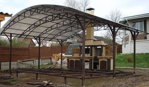 Навесы: автомобильные,  дворовые. #343052