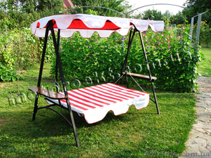 Душевные качели  под тентовой тканью! #425758