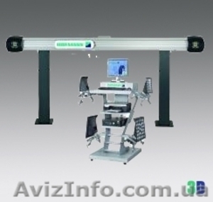 Компьютерный стенд регулировки углов установки колес,  3D технология HOFMANN #548665