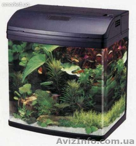 Аквариум JEBO R338 темно-серый 35 л #524802