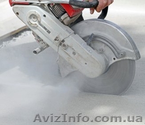 Демонтаж Киев,  Резка бетона без пыли,  бурение,  сверление отверстий #550867