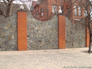 Укладка природного камня бут плитняк и др #556651