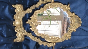 Велликолепное бронзовое зеркало!!! Германия!!!старинное #544184