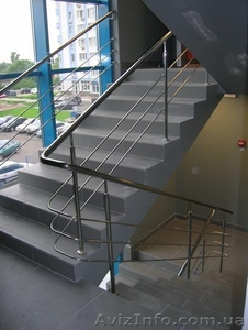 Перила и поручни из нержавеющей стали (нержавейки) #529938