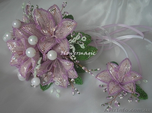 букет невесты из бисера #526223