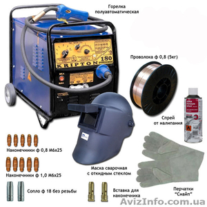 Полуавтомат KRIPTON 180 professional + комплект #535160