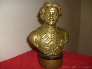 Бронзовый бюст Петра Первого #544723
