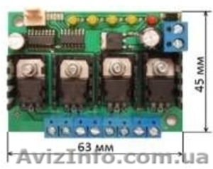 Контроллер светодиодных лент 4-х канальный #543111