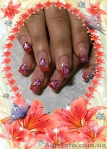 наращивание ногтей!! #526924