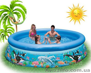 Надувные бассейны intex. Наливные басейны Киев #565557