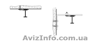 Т-профиль для легких штор #601631