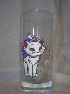 Оформление свадебных бокалов.Бокалы на заказ.Харьков. #578253