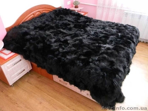 Покрывало из меха песца #561310