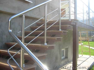 Перила,  лестницы,  козырьки,  емкости,  ворота,  кенгурятники из нержавейки. #577356